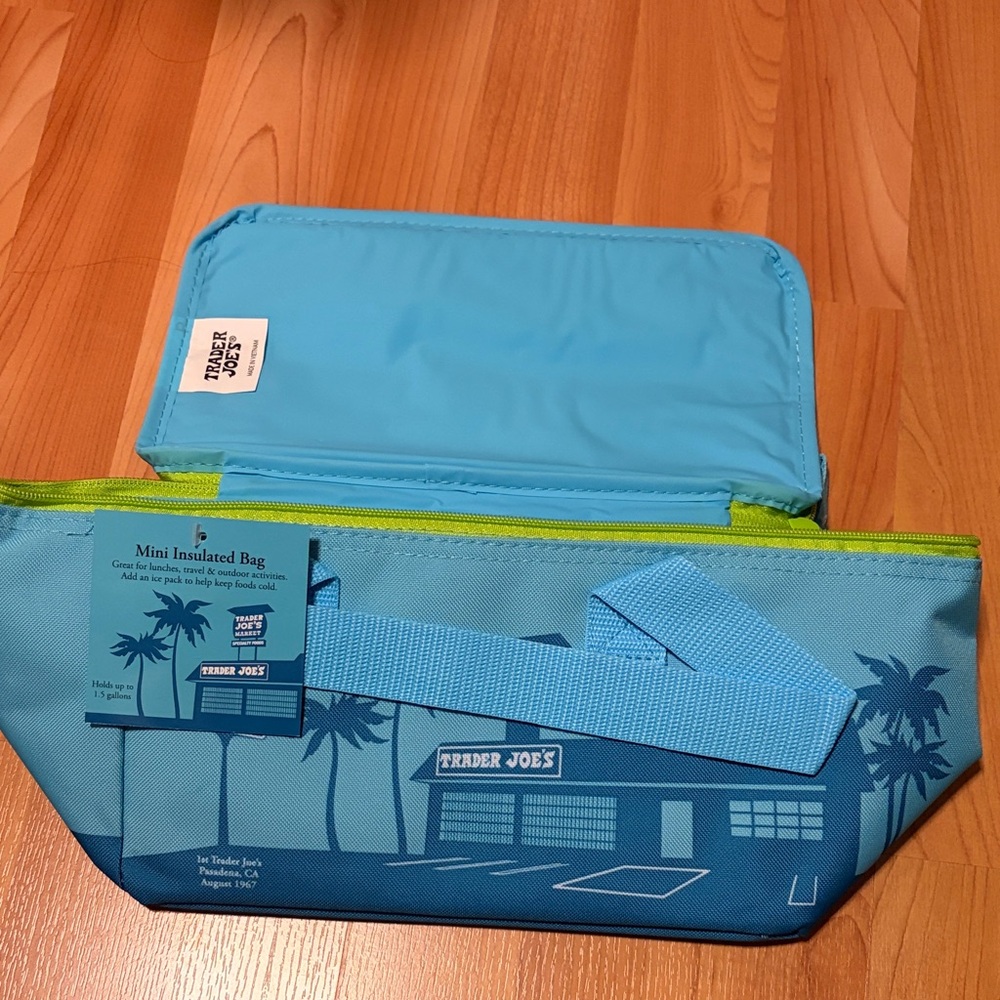 Trader Joe's Blue Mini Insulated Bag